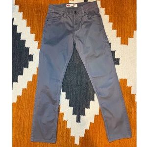 Levi’s Youth Boys Gray Jeans Slim Size 14 Reg